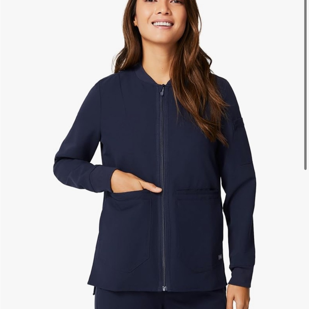 Figs Women's Navy Lightweight Jacket